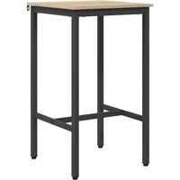 vidaXL Esstisch Bartisch 52 x 52 x 90 cm Holzwerkstoff Sonoma-Eiche (1-St)