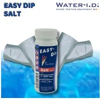 WATER-I.D. Wasserteststreifen EASY DIP Salt 20 Teststreifen Salz TestStrips Pool, EASY DIP Salt 20 Teststreifen Water I.D.