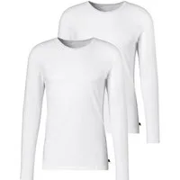 H.I.S Langarmshirt (Packung, 2er-Pack) Doppelpack Unterziehshirt aus Baumwoll-Mix