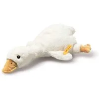 Steiff Kuscheltier Kuscheltier Gilda Gans mit Rassel Weiß (21cm)