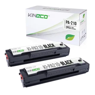 2 Toner kompatibel zu Pantum PA-210 XL Schwarz