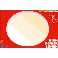 Briloner Leuchten LED Deckenleuchte SHINE, LED fest integriert, 24x6 cm, Wohnzimmer, Badezimmer, Küche