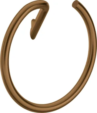 Neuesbad Serie 600 Runder Handtuchhalter zur Wandmontage, Bronze gebürstet NB1DEADIC6111