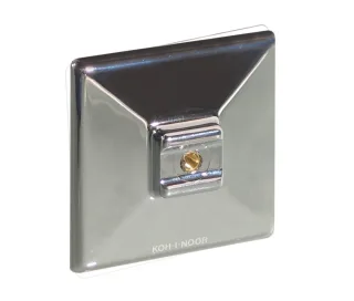 KOH-I-NOOR Griglie 5798 Klebehalterung für Anbringen ohne Bohren chrom, 2 stück 5798KK