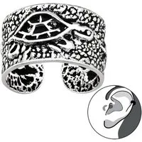 Order & Smile Schmuck Ohrklemme Ohrklemme Silber 925: Ear Cuff Ohrring ohne Loch tragbar