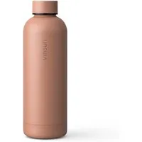 Vinsun Isolierflasche Edelstahl Flasche 500ml, Thermoflasche Kohlensäure geeignet, BPA frei, Auslaufsicher, doppelwandig, bruchsicher, geruchs- & geschmacksneutral