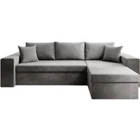 Luxusbetten24 Schlafsofa Designer Sofa Denver, mit Stauraum und Schlaffunktion