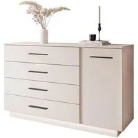Lookway Kommode LINA KASCHMIR II 1D4S mit LED Beleuchtung, Breite 138 cm
