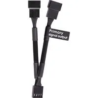 TTMOD PWM-Lüfter 4-Pin Y-Kabel schwarz, 11cm, 3 Stück