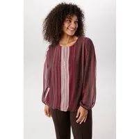 Aniston PLUS Schlupfbluse mit blickdichtem Jerseyfutter - NEUE KOLLEKTION