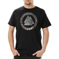 Urban Backwoods Print-Shirt Viking Runes Herren T-Shirt Wotansknoten Paganism Thor Heidentum Odin (1-tlg) Newpaganism Loki Midgard Wikinger