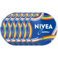 Nivea Tagescreme Creme Regenbogen Limited Edition 6 x 75 ml Set, 4-tlg.