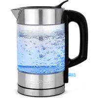 ProfiCook Wasserkocher PC-WKS 1229 G, Wasserkocher Edelstahl, 1L, beleuchtet