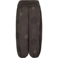 malito more than fashion Haremshose malito Damen Capri Hose mit Print, Haremshose zum Tanzen, Pumphose kurze Pluderhose in modischen Farben Einheitsgröße
