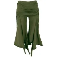 Guru-Shop Relaxhose Palazzohose, Hippie Schlaghose mit.. alternative Bekleidung