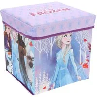 Disney Faltbox Frozen Eiskönigin Sitzbox Aufbewahrungsbox zusammenklappbar 30x30x30cm