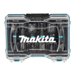 Makita Steckschlüssel-Set 6-teilig - 1/4 Zoll Sechskant - Impact Black - E-15768