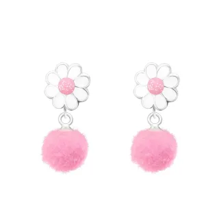 Blumen Ohrringe aus 925 Silber