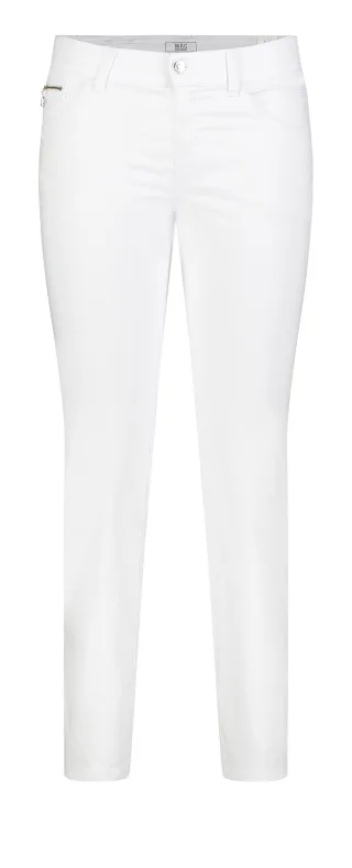 MAC - MAC JEANS - SLIM 7/8, Rich cotton weiß - Gr. - 42/26