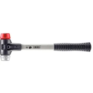 HALDER SIMPLEX - Schonhammer mit verstärktem Tempergussgehäuse und Fiberglasstiel, Plastik - 3769.030
