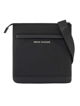 Armani Exchange Singapur Umhängetasche, Schwarz