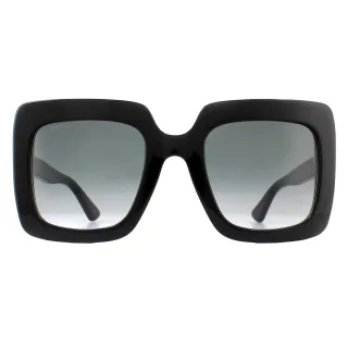 Lunettes De Soleil Gucci Gg0328s 001 Dégradé Gris Noir