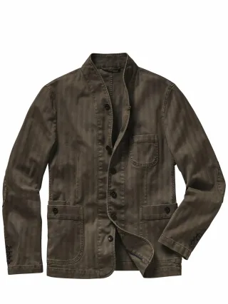 Mey & Edlich Herren Volkers Jacke Beige 98 % Baumwolle, 2 % Elasthan