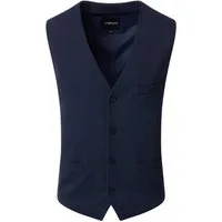VENTI Anzugweste VENTI Herren Anzugweste FORMAL V-Neck Polyestermix Marine