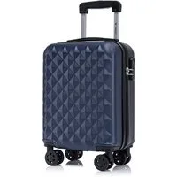 YONSLY Hartschalen-Trolley Reisekoffer Trolley Hartschalenkoffer Rollkoffer mit 4 Rollen, 4 Rollen, ABS und Aluminium, Zahlenschloss, 360°-Doppelrollen, Gummigriff