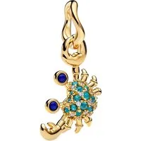 Pandora Charm-Einhänger Charm-Krabbe Goldfarben