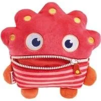 Sorgenfresser klein Mika, Kuscheltier rot/rosa, 18 cm