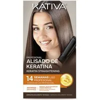 Kativa Haarpflege-Set PROFESSIONAL GLÄTTUNGSSET FÜR BRASILIANISCHES KERATIN, 4-tlg.