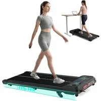 CITYSPORTS Laufband WP6 Walking/Jogging Pad 440W mit klappbarem Steigung (Mit toolkit,mit Schmiermittel), für zuhause mit Fernbedienung Bluetooth LED Dispaly,1-6KM/H