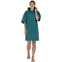 normani Badeponcho Damen Mikrofaser Badeponcho Siargao, Polyester, Kapuze, Schlupf, Bade Handtuch mit Ärmeln aus recyceltem Material