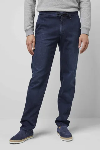 MEYER 5-Pocket-Jeans "LOOSE" mit Super-Stretch
