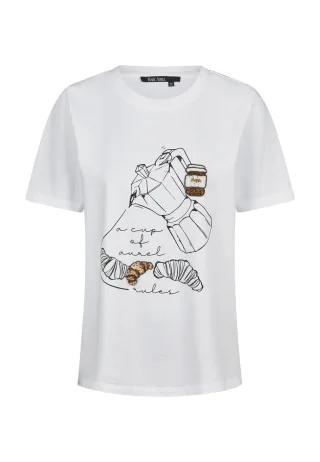Marc Aurel - Shirt aus heavy Cotton Qualität white - Gr. - 36