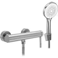 wohnwerk.idee Duscharmatur Duscharmatur Dusche Wasserhahn Handbrause, Titan Gold Chrom Kupfer