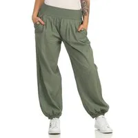 simaranda Pumphose Damen Sommerhose 401 Oliv