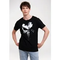 LOGOSHIRT T-Shirt Marvel - Punisher Techno Skull mit lizenziertem Print