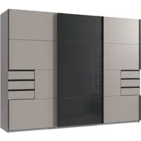 Wimex Schwebetürenschrank Tilburg mit Glaselementen