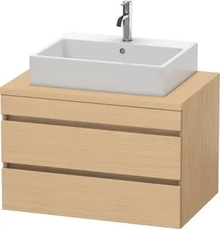 Duravit DuraStyle Konsolenwaschtischunterbau wandhängend Natur Eiche Matt 800x548x512 mm - DS5317030 DS531703030