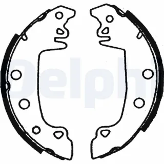 Delphi Bremsbacken hinten Citroen C15 Dacia Solenza