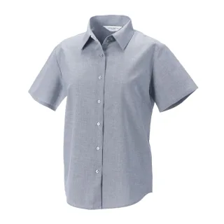 Russell Collection - Hemd für Damen kurzärmlig (Silber)