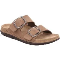 Rohde Rodigo-D Pantolette Sommerschuh, Hausschuh mit verstellbaren Schnallen