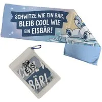 speecheese Sporthandtuch Schwitze wie ein Bär, bleib cool wie ein Eisbär! Eishandtuch