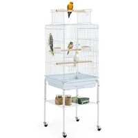 Yaheetech Vogelkäfig, Zusätzlicher Stauraum für Zubehör