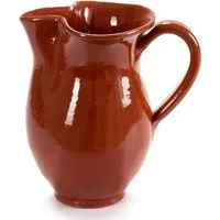 Annastore Wasserkrug Tonkrug zum stilvolle Servieren - Karaffe - Weinkrug - Wikinger-Krug