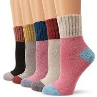 Cachito Thermosocken Damen Socken Winter Socken 5 Paar atmungsaktiv warm (5-Paar)