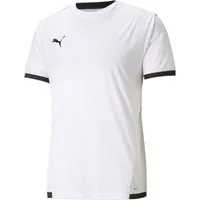 PUMA Fußballtrikot TEAMLIGA JERSEY Fußball, Kurzarm, Rundhalsausschnitt, aus Interlock-Material