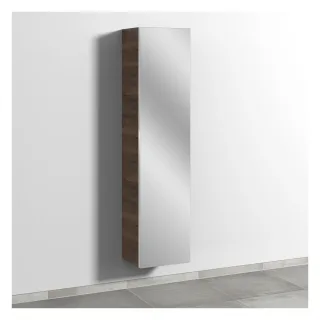 Sanipa 3way Hochschrank mit 1 Doppelspiegeltür, Eiche-Tabak BR15350